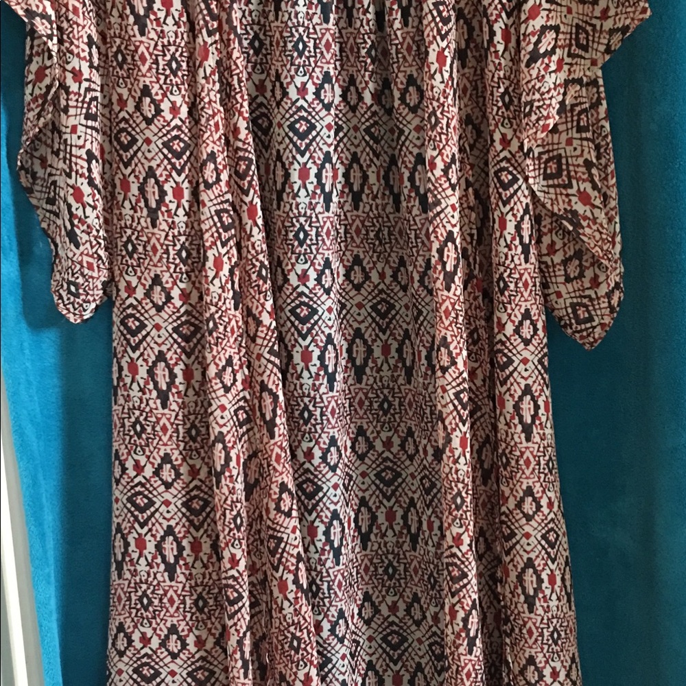 Patterned Ruana